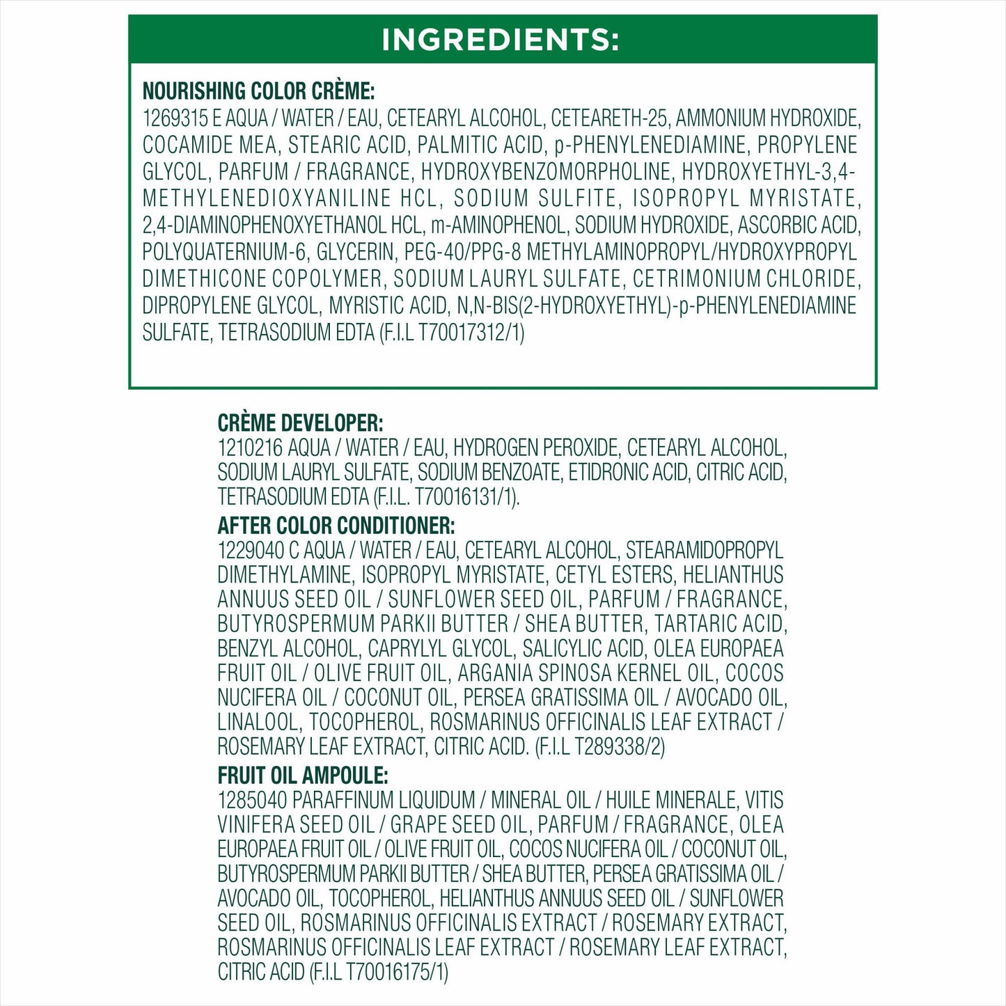 Garnier Nutrisse Ultra Crème Nourishing Permanent Color - 11 Blackest Black
