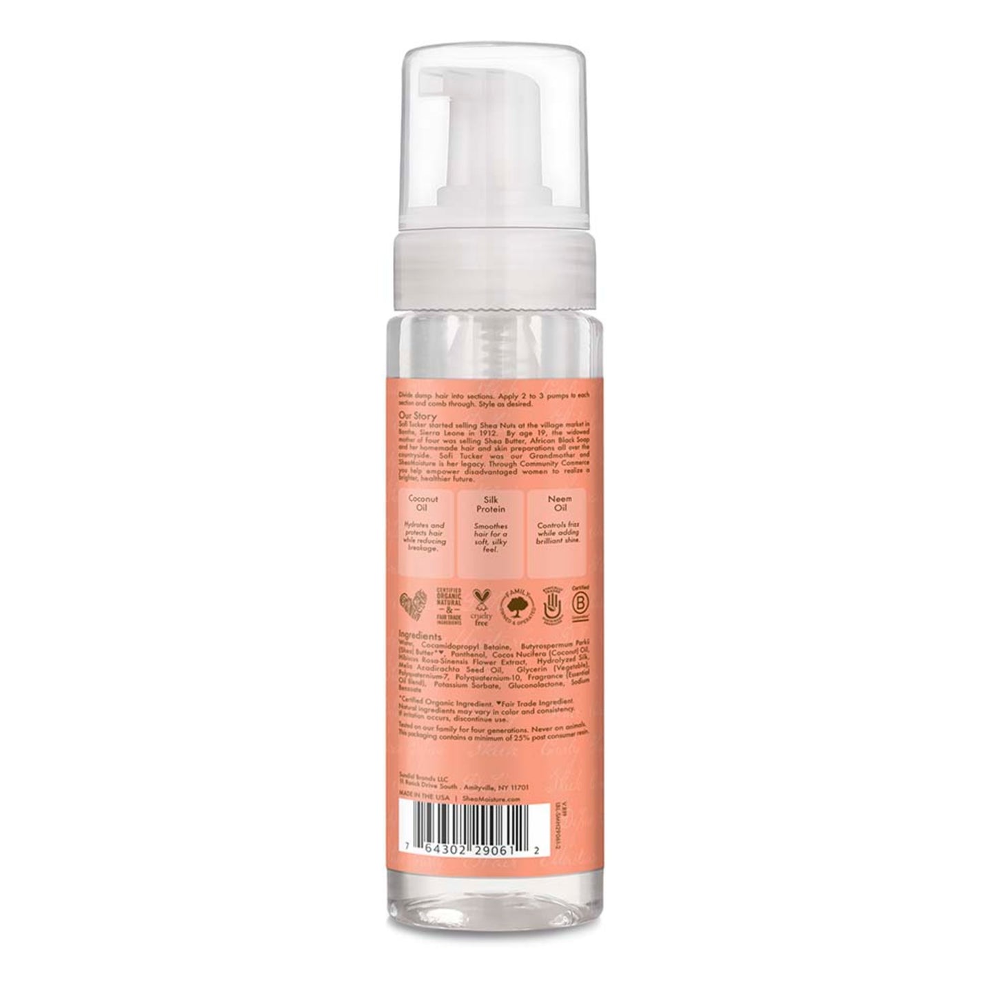 SheaMoisture Coconut &Hibiscus Frizz-Free Curl Mousse