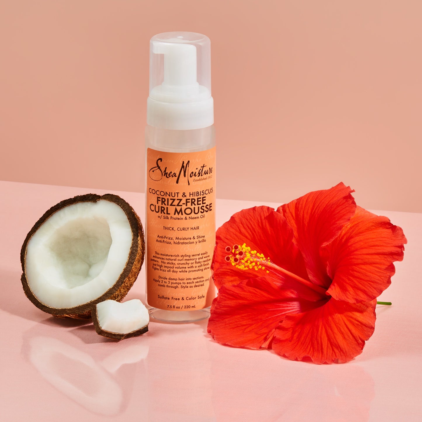 SheaMoisture Coconut &Hibiscus Frizz-Free Curl Mousse