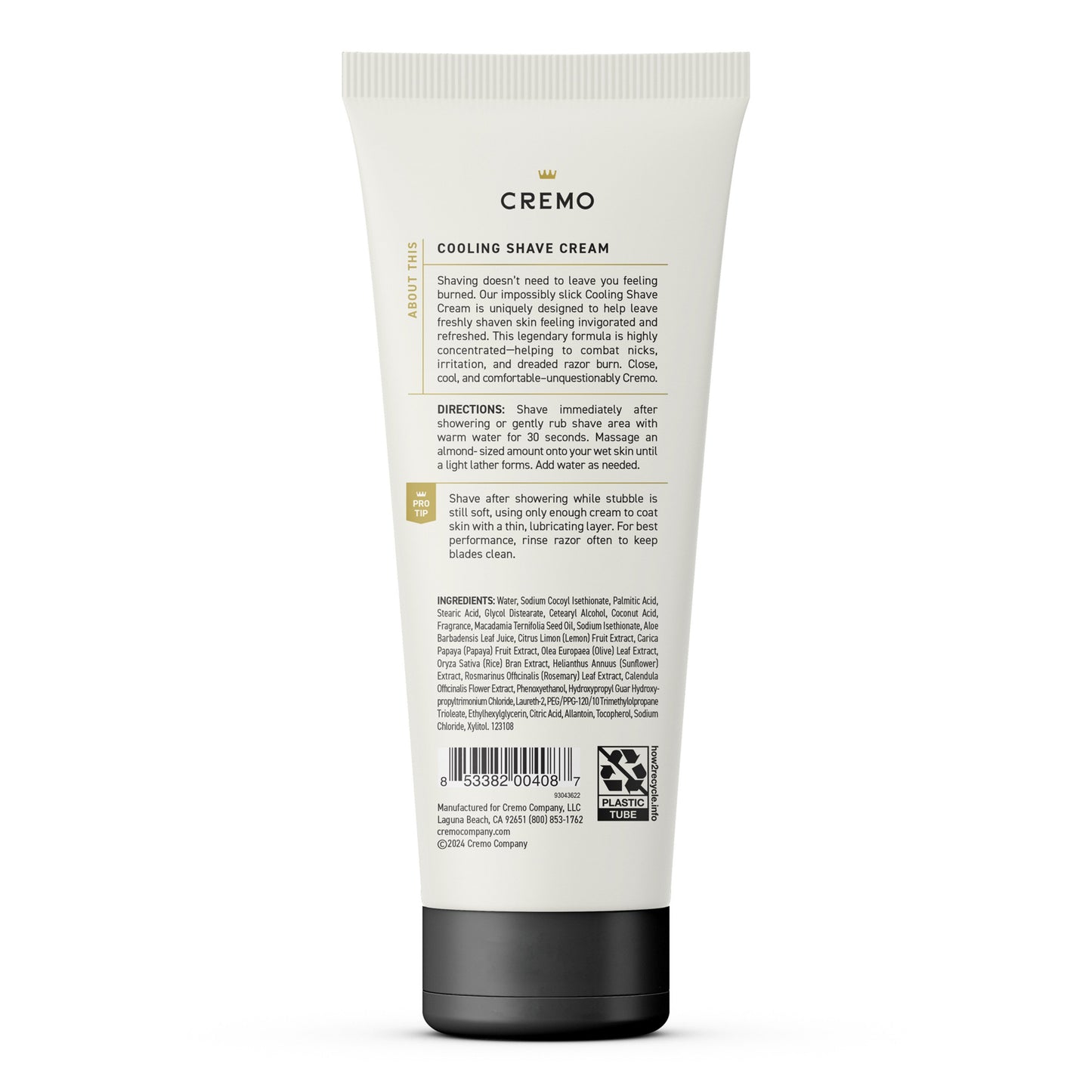 Cremo Cooling Shave Cream - Refrreshing Mint