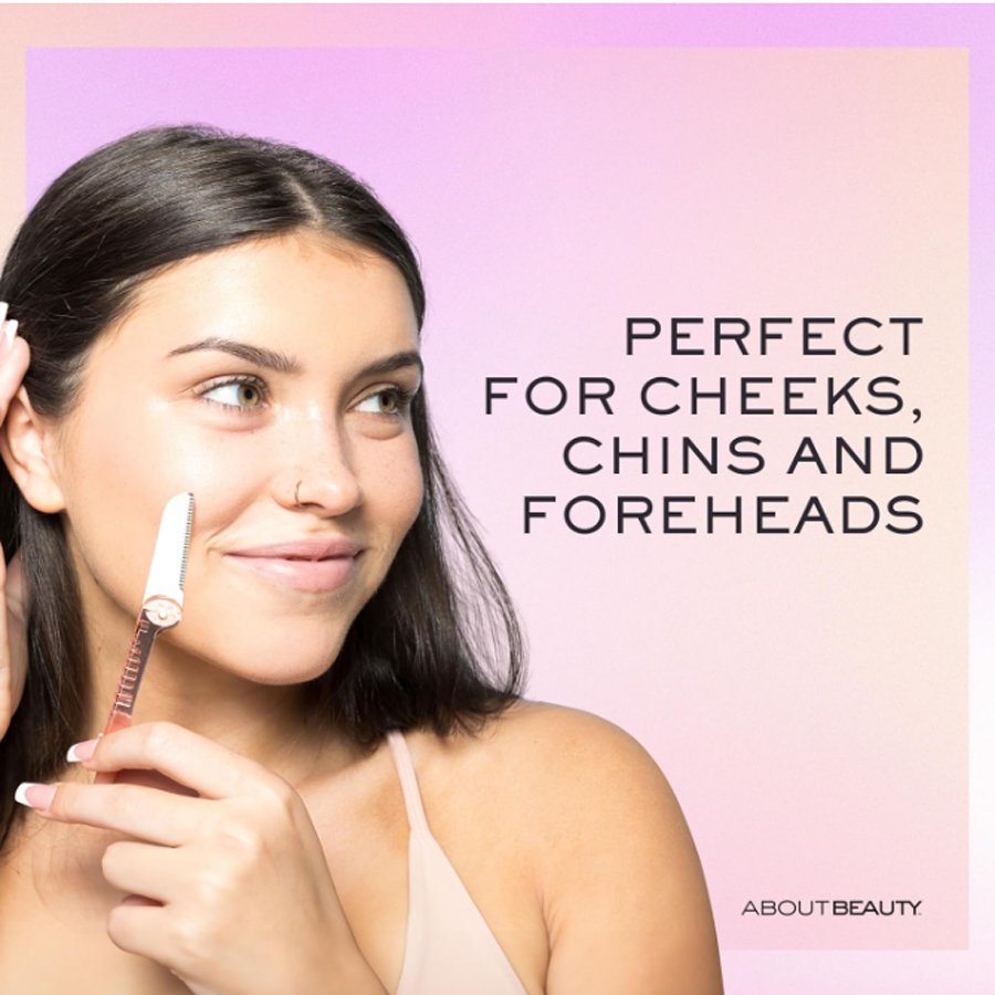 About Face Fuzz-Free Compact Facial Razors