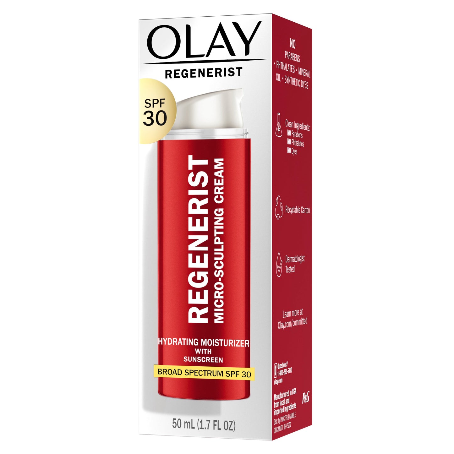 Olay Olay Regenerist Micro-Sculpting Cream Face Moisturizer with SPF 30