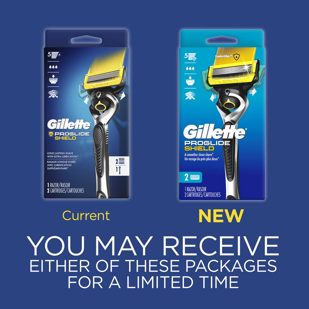 Gillette ProGlide Shield Razor + 2 Blade Refills