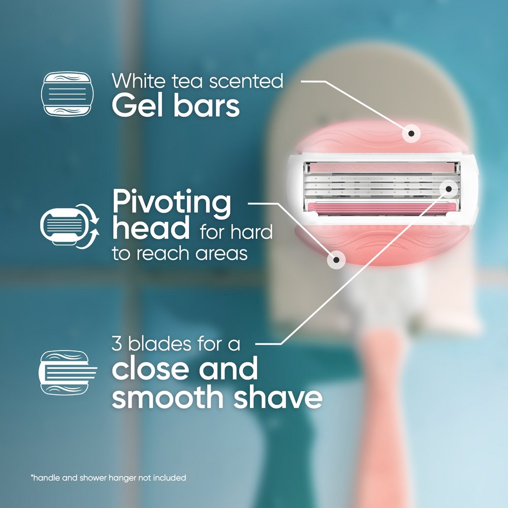 Gillette Venus ComfortGlide White Tea Razor Blade Refills