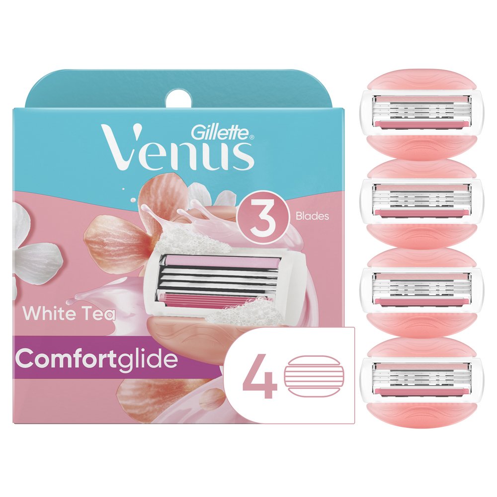 Gillette Venus ComfortGlide White Tea Razor Blade Refills