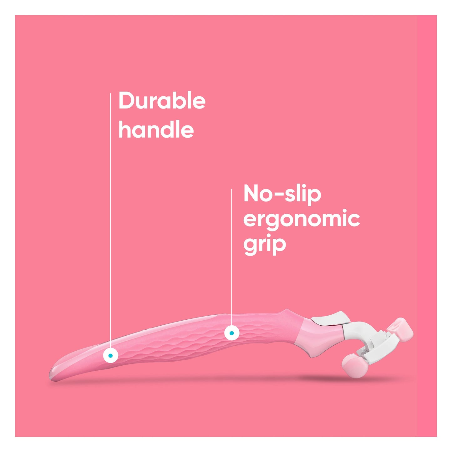 Gillette Venus ComfortGlide White Tea Women's Razor Handle + 2 Blade Refills