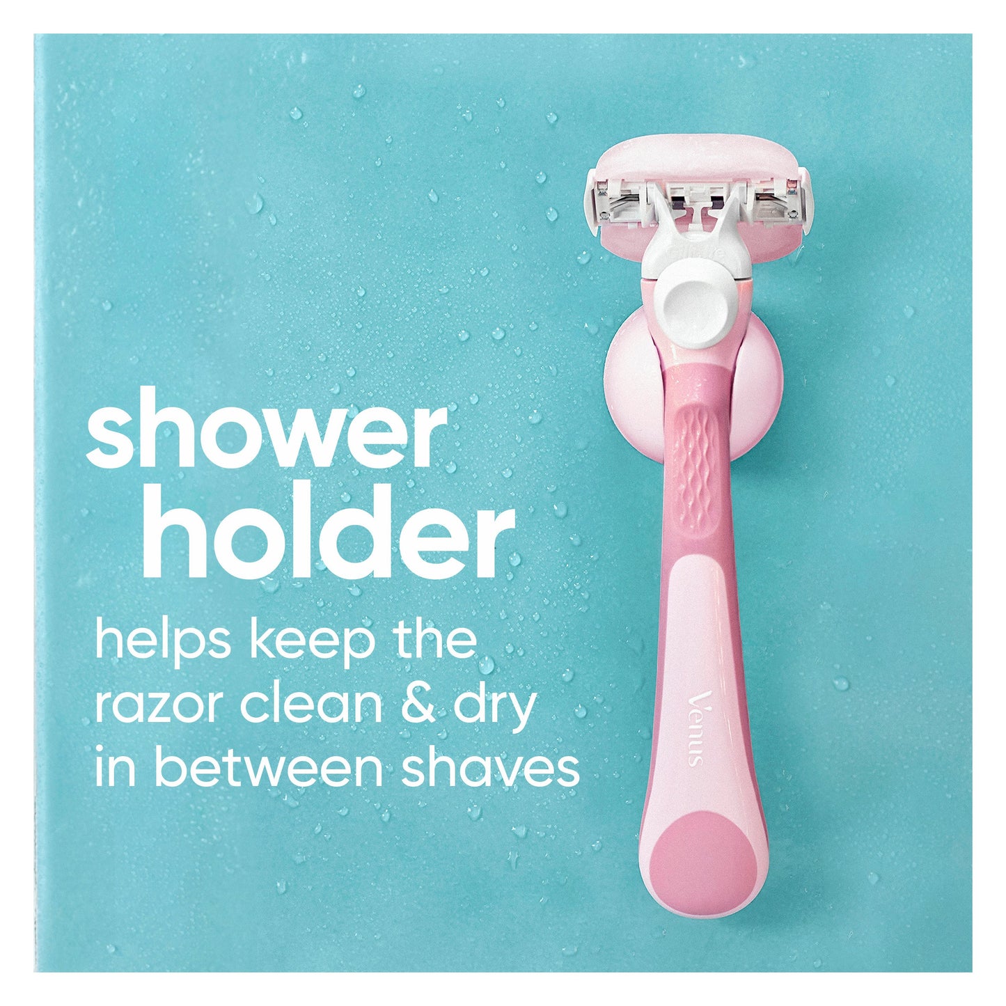 Gillette Venus ComfortGlide White Tea Women's Razor Handle + 2 Blade Refills