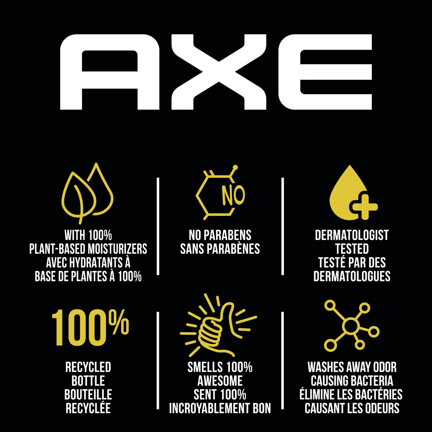 AXE Body Wash Black - Frozen Pear & Cedarwood