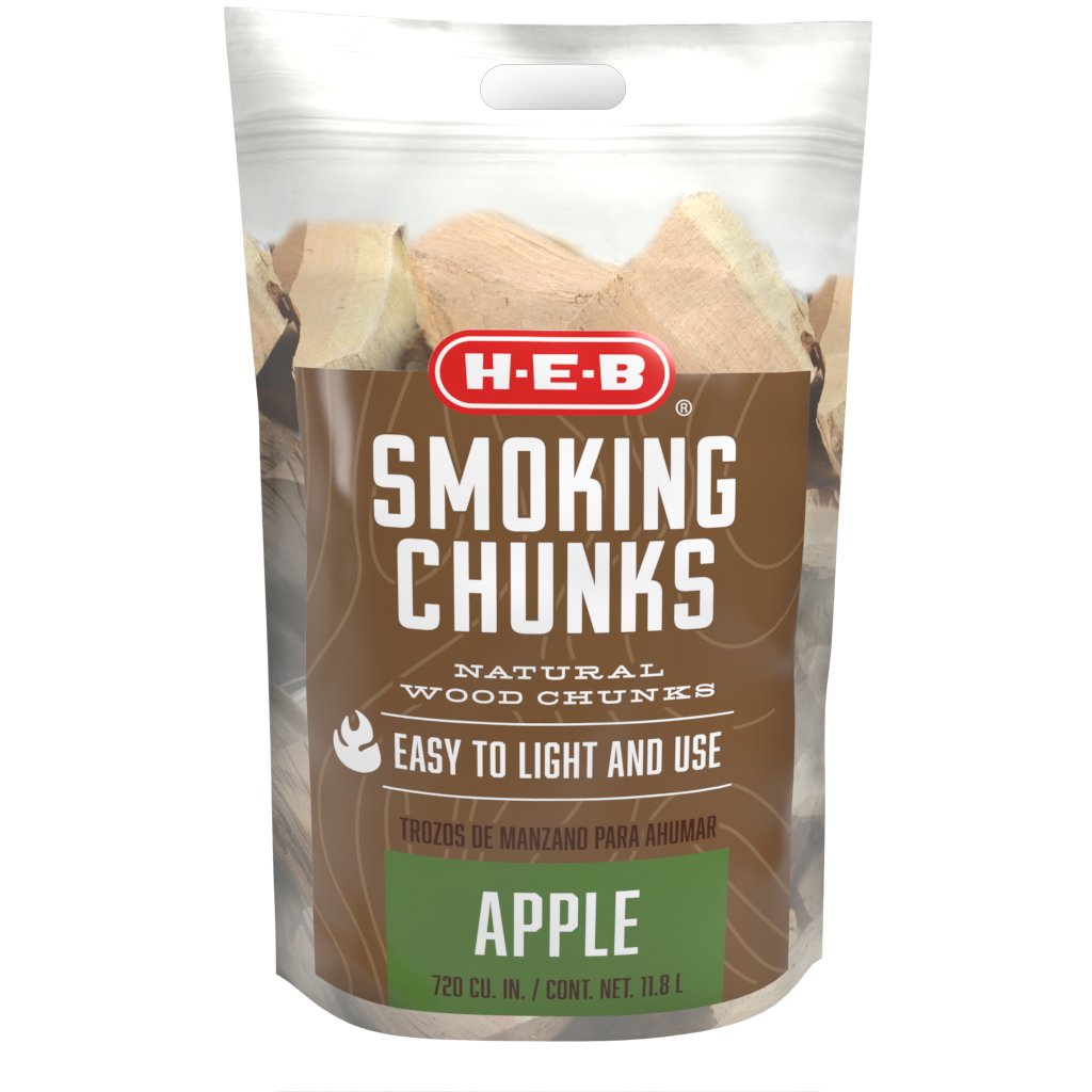 H-E-B Natural Applewood Wood Smoking Chunks