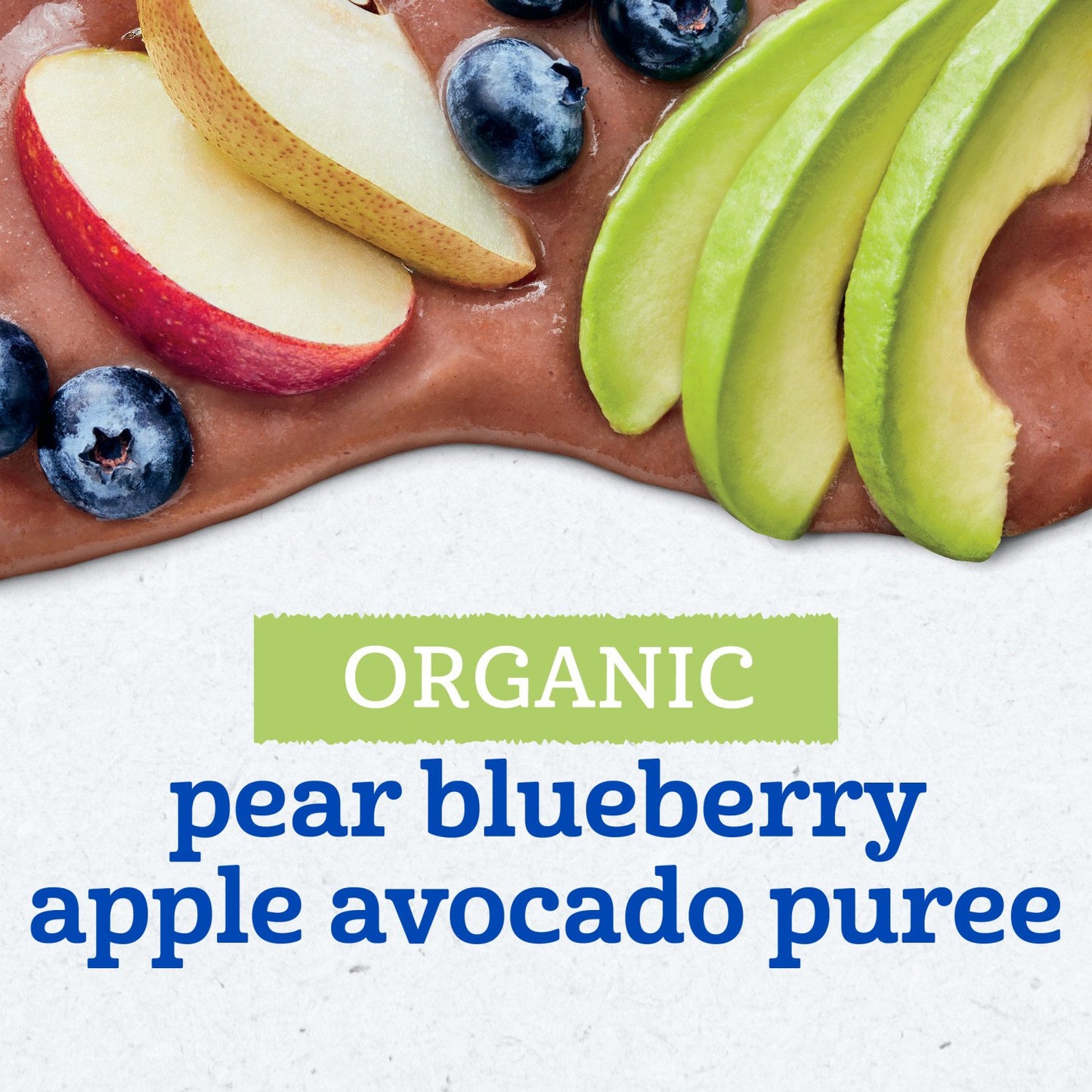 Gerber Organic for Baby Food Pouch - Pear Blueberry Apple & Avocado