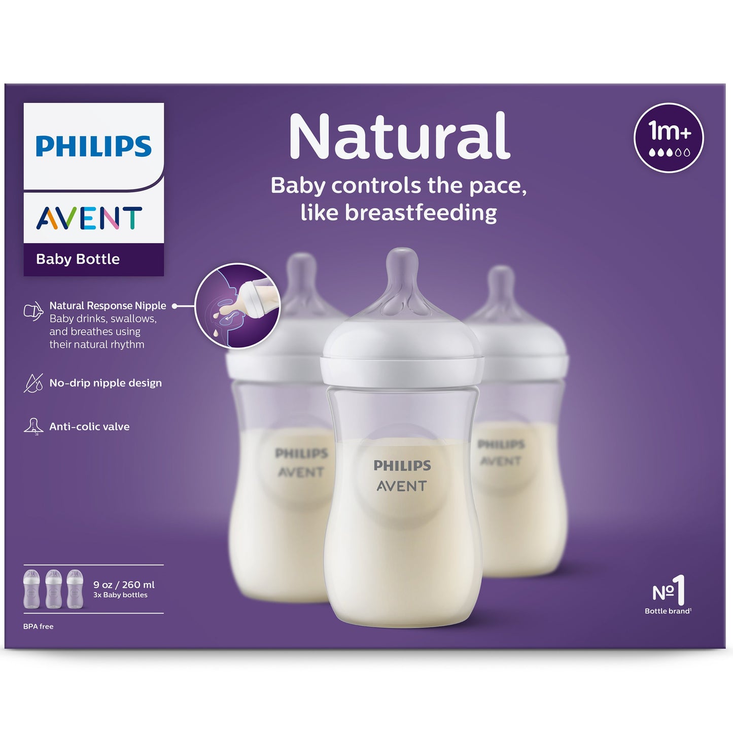 Avent Natural 9 oz Bottles