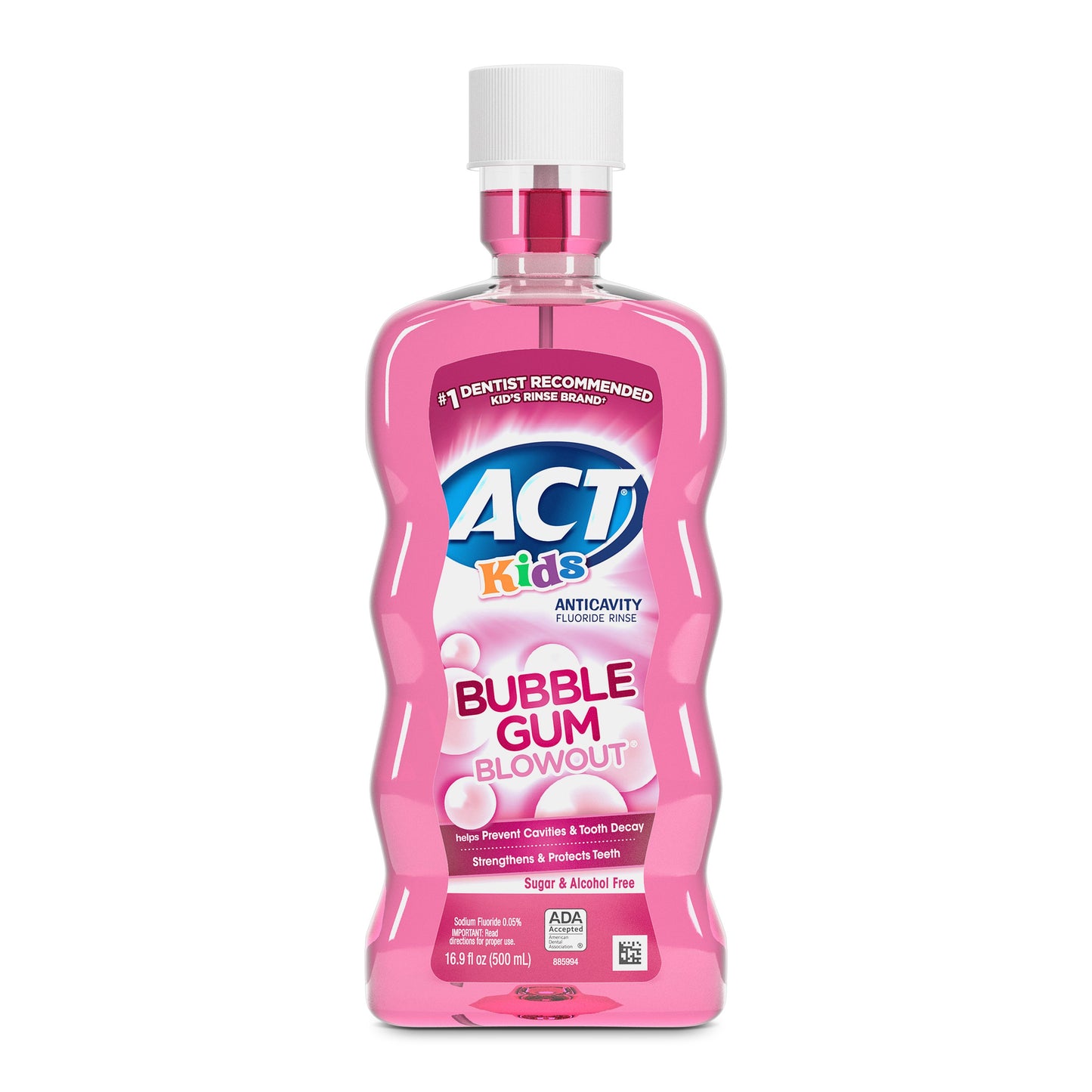 ACT Kids Anticavity Fluoride Rinse - Bubble Gum Blowout