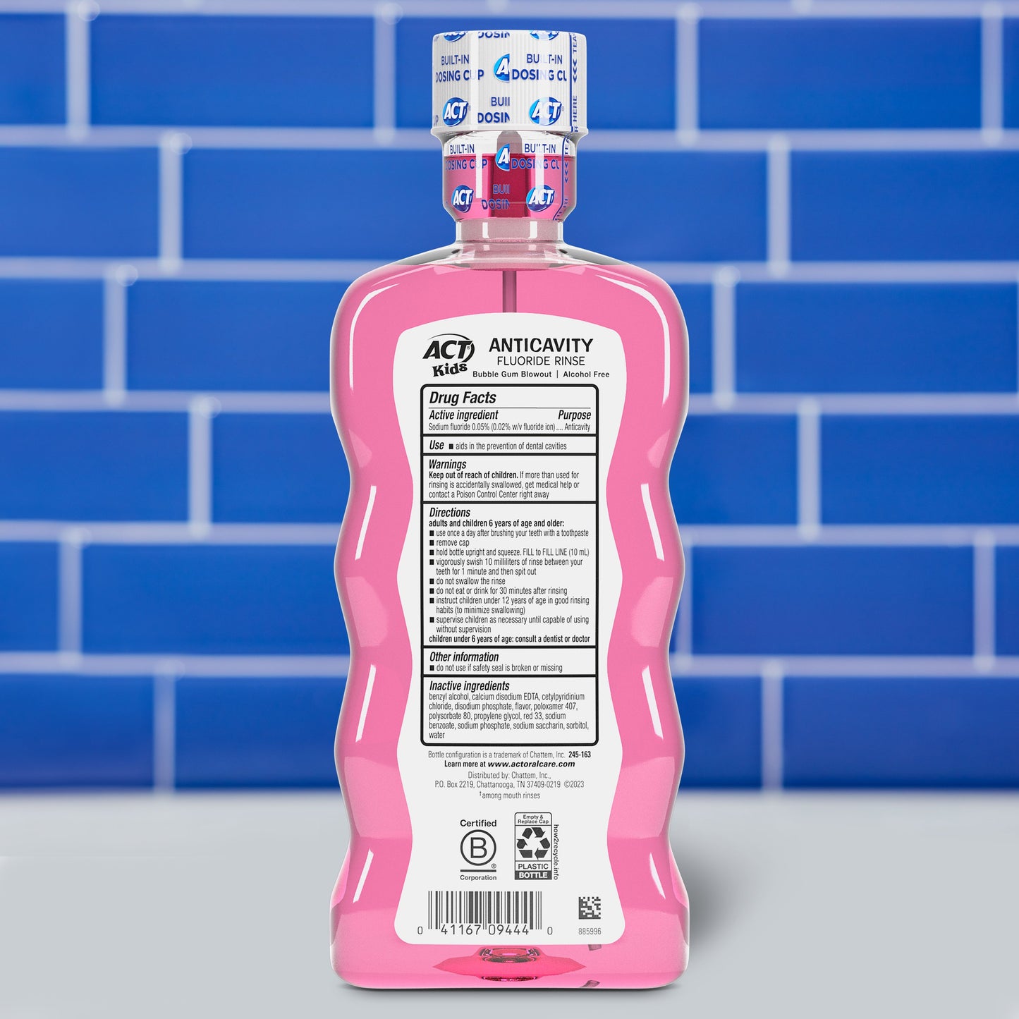 ACT Kids Anticavity Fluoride Rinse - Bubble Gum Blowout