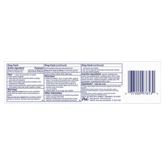 Crest Pro-Health Advanced Whitening Power Toothpaste