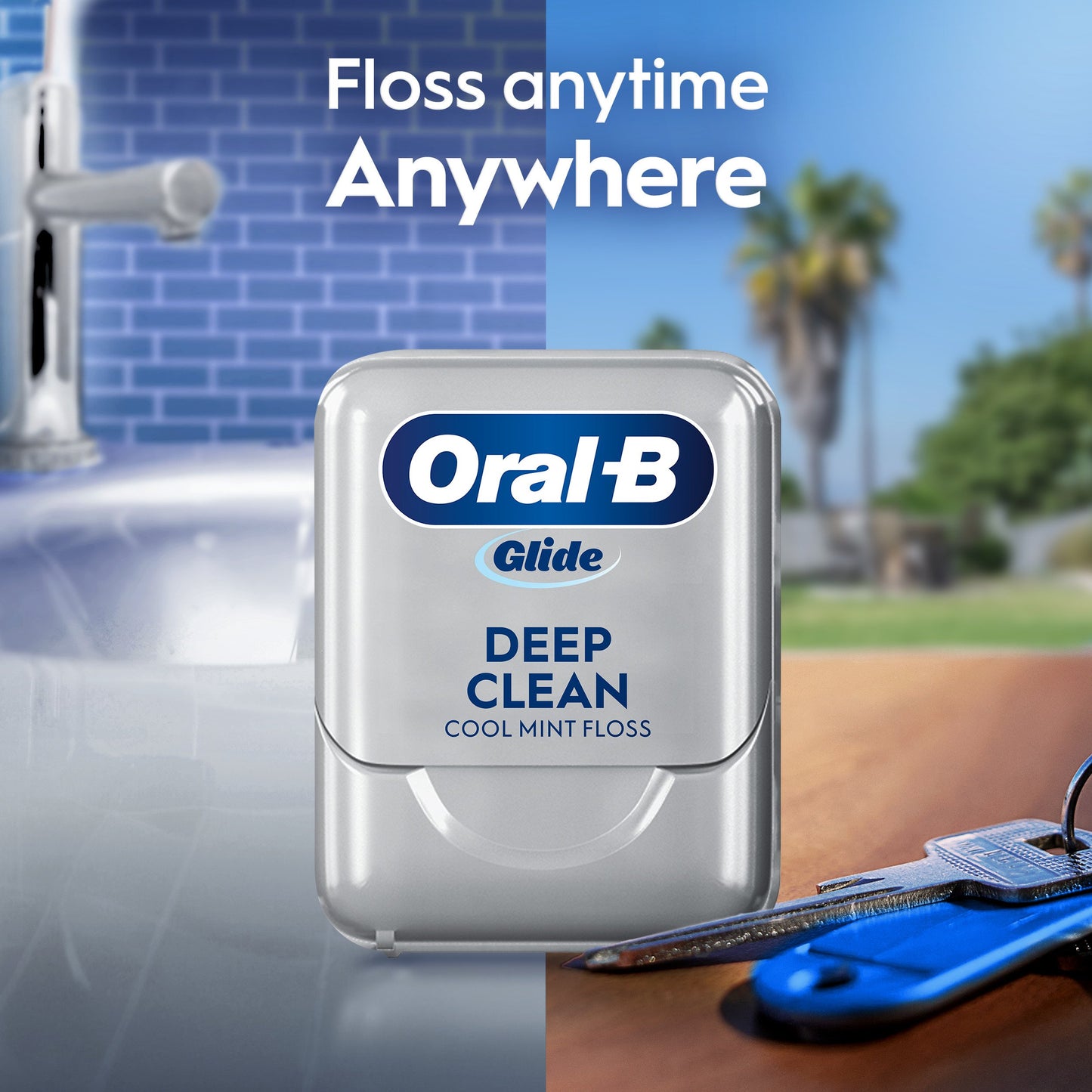 Oral-B Glide Pro-Health Deep Clean Dental Floss - Cool Mint