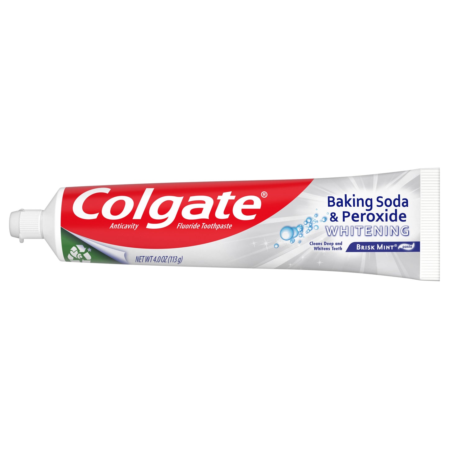 Colgate Baking Soda & Peroxide Whitening Anticavity Toothpaste - Brisk Mint