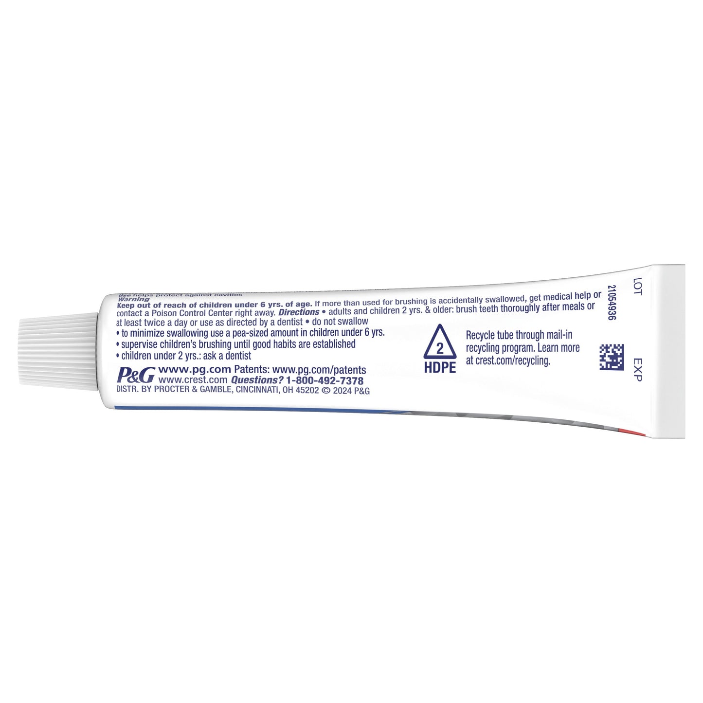 Crest Plus Baking Soda & Peroxide Whitening Toothpaste, Fresh Mint