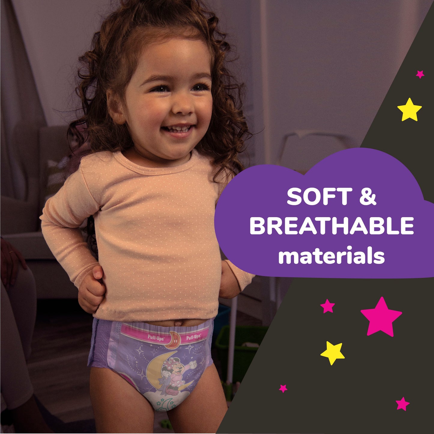 Pull-Ups Girls' Night-Time Potty Training Pants - 3T-4T