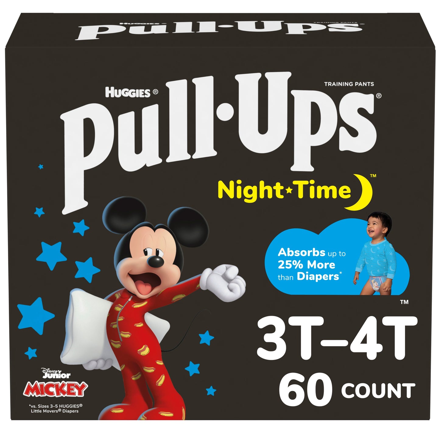 Pull-Ups Boys' Night-Time Potty Training Pants - 3T-4T