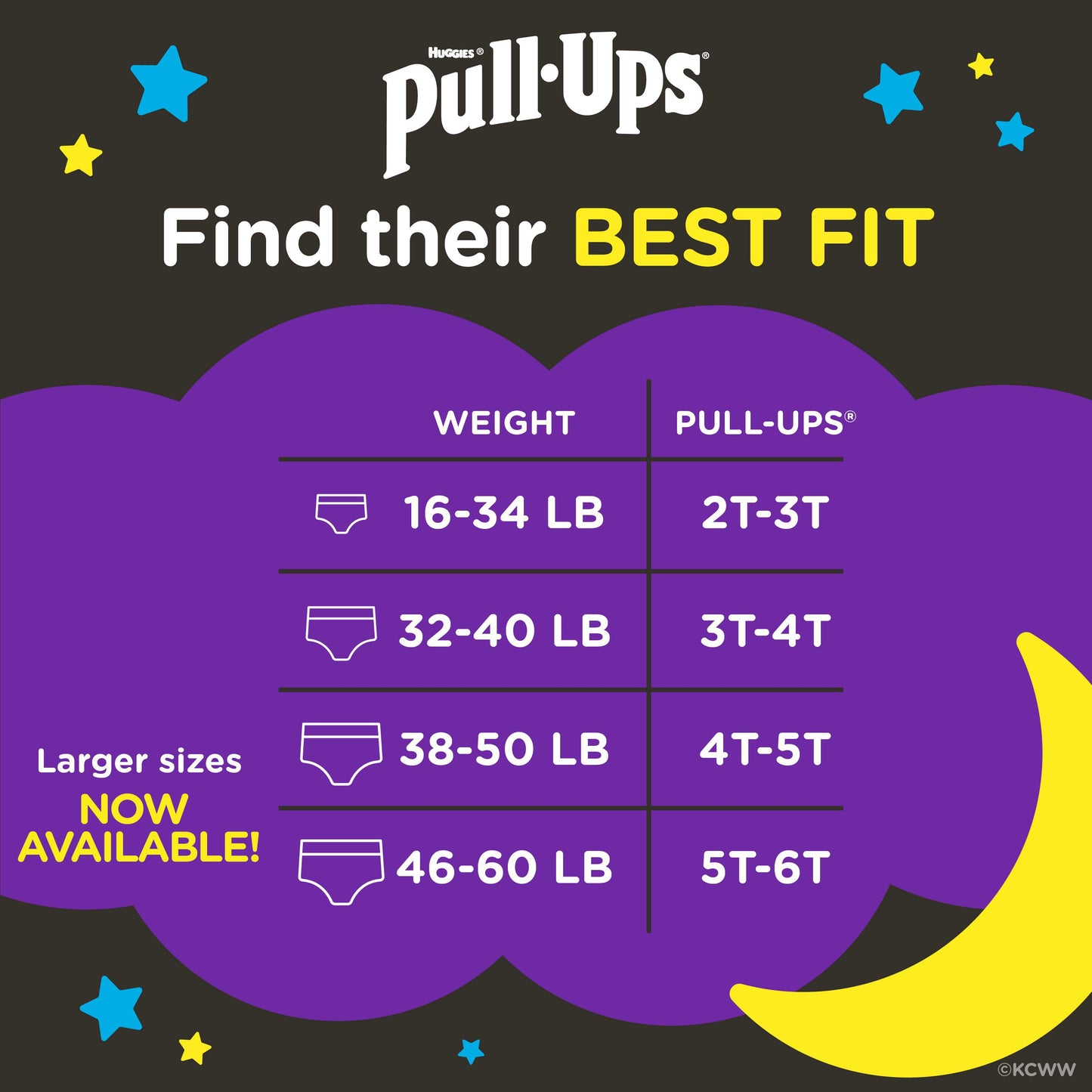 Pull-Ups Boys' Night-Time Potty Training Pants - 3T-4T