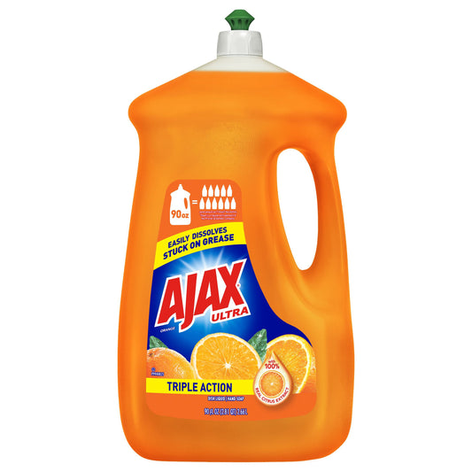 Ajax Ultra Triple Action Orange Scent Dish Soap