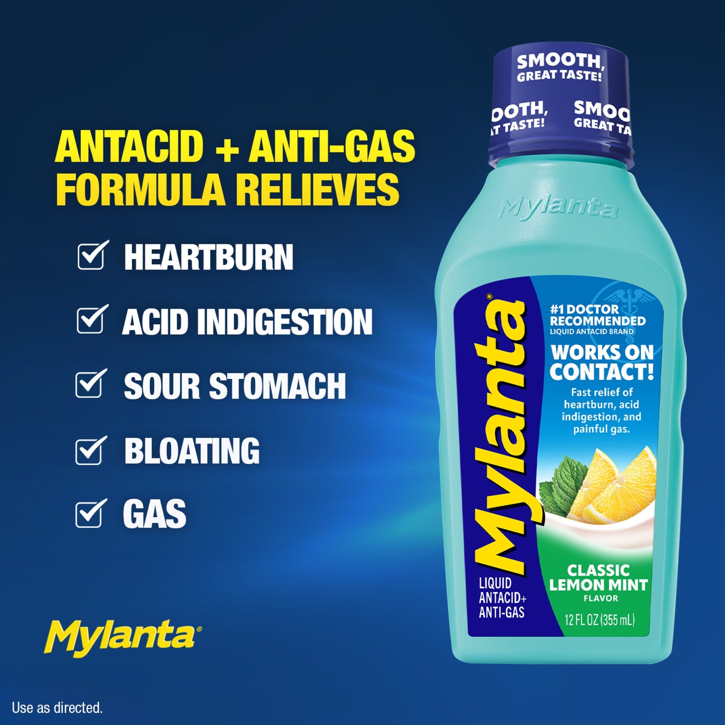 Mylanta Antacid & Anti-Gas Liquid - Classic