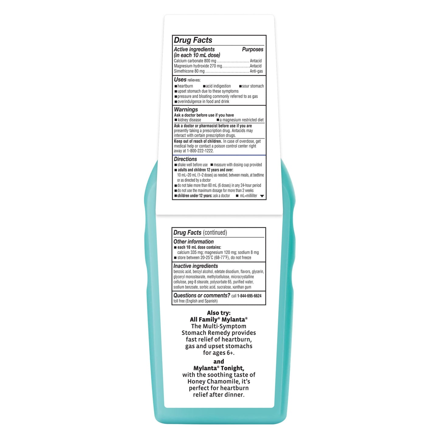 Mylanta Antacid & Anti-Gas Liquid - Vanilla Caramel