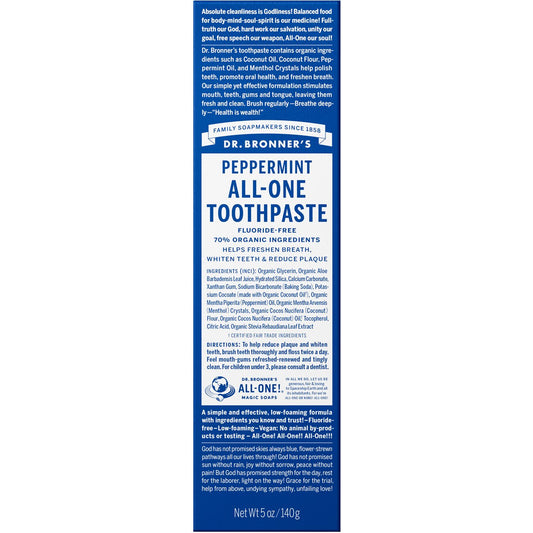 Dr. Bronner's All-One Toothpaste - Peppermint