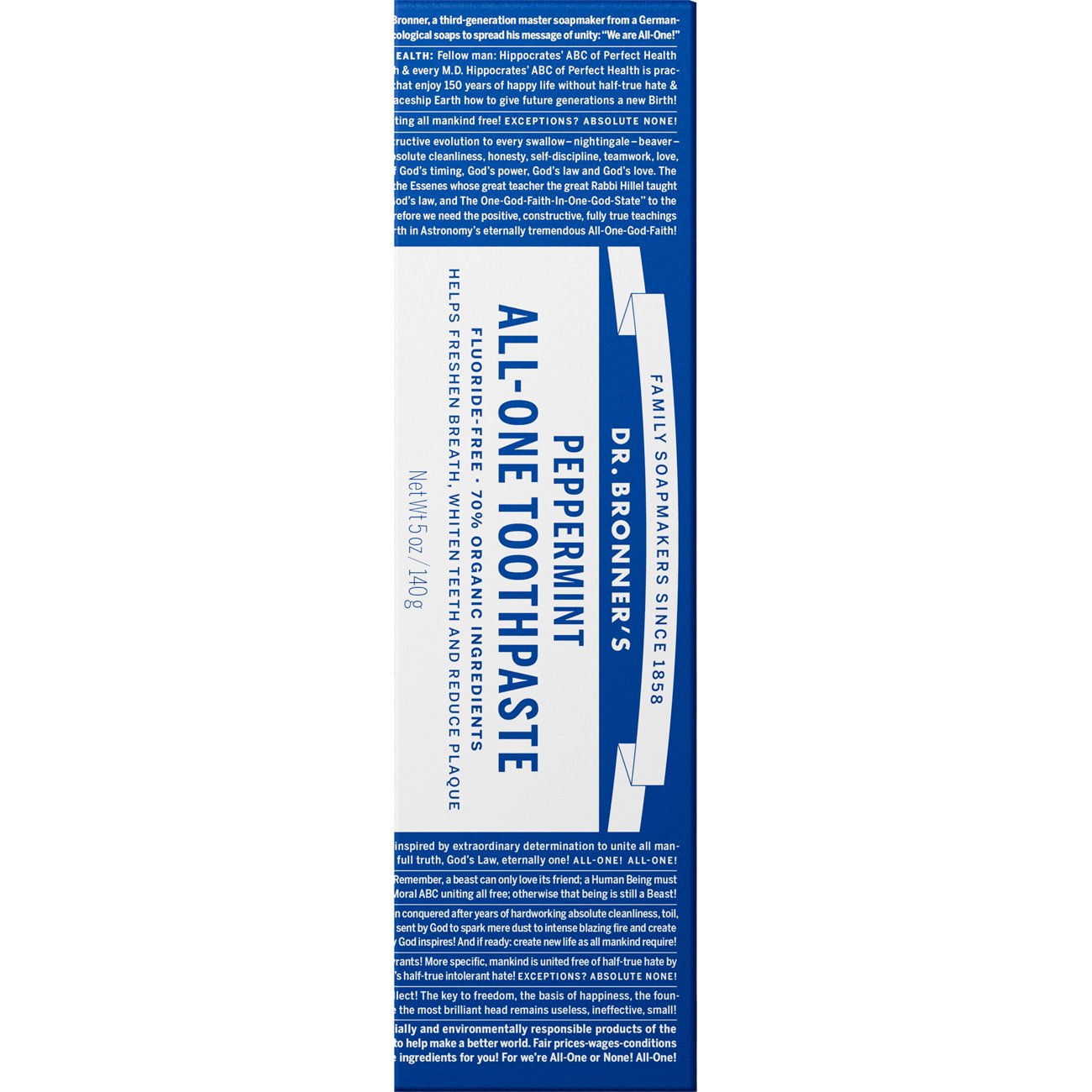 Dr. Bronner's All-One Toothpaste - Peppermint