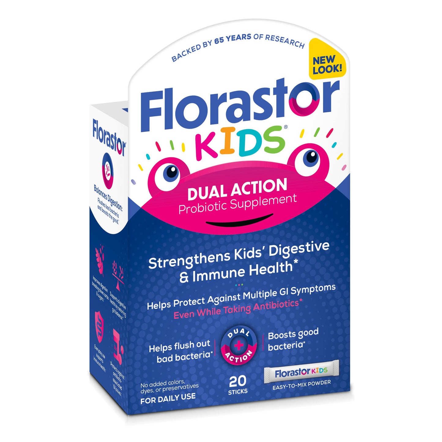 Florastor Kids Daily Probiotic Supplement Powder for Digestive Health