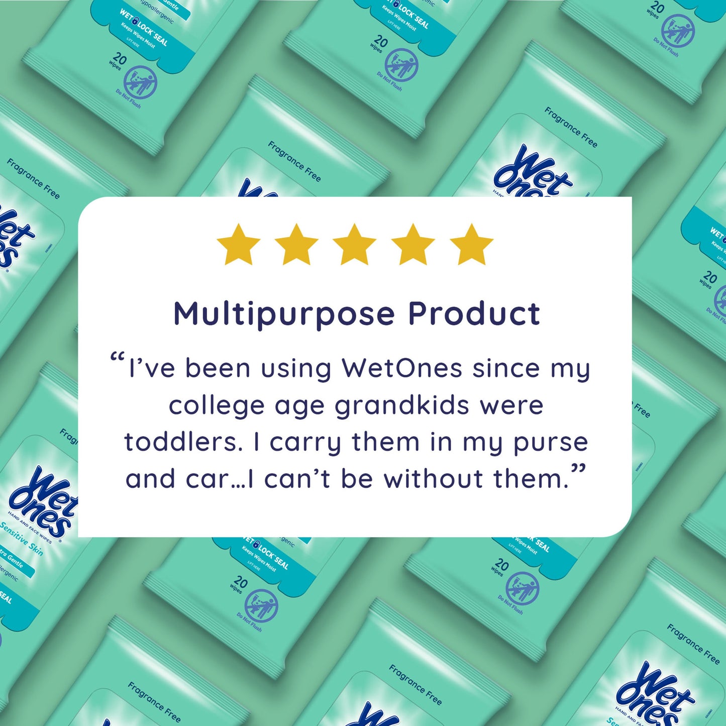 Wet Ones Travel Size Sensitive Skin Hand Wipes