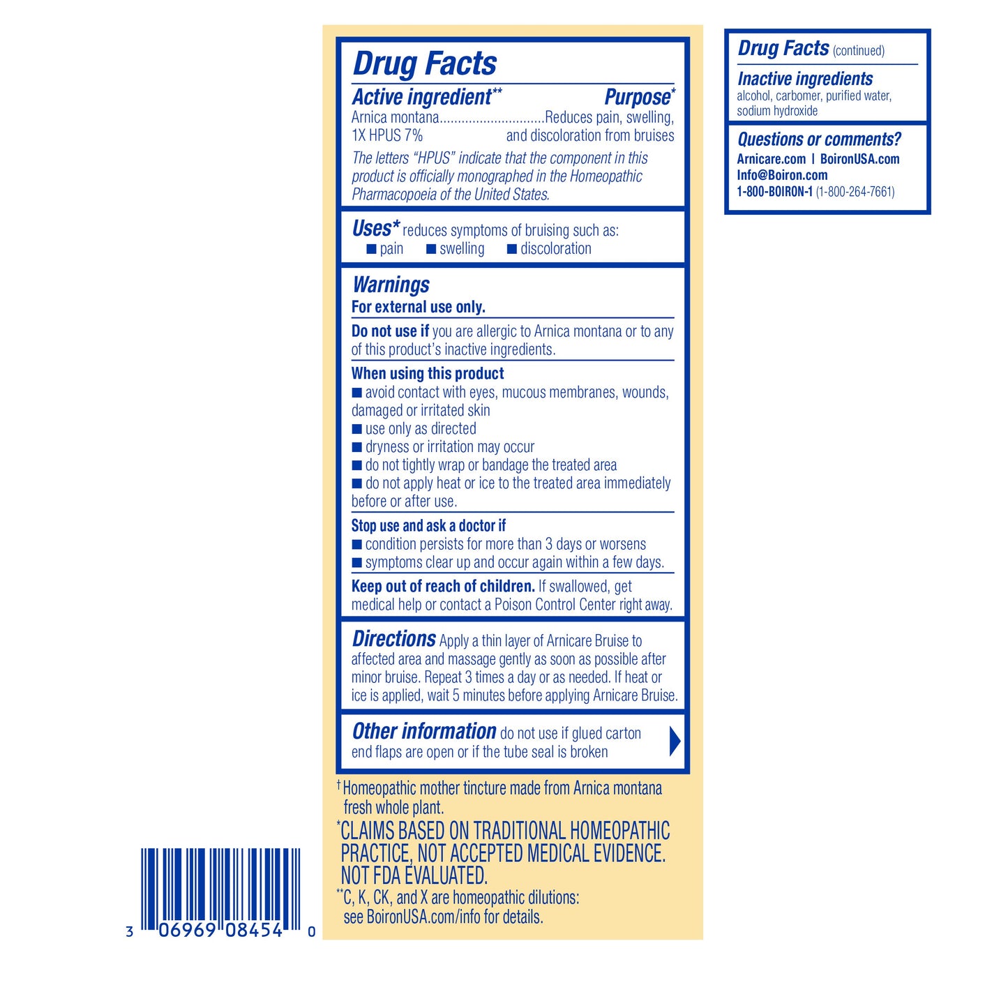 Arnicare Bruise Homeopathc Gel