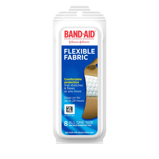 Band-Aid Brand Travel Size Flexible Fabric Adhesive Bandages