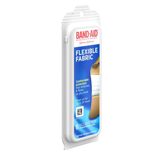 Band-Aid Brand Travel Size Flexible Fabric Adhesive Bandages
