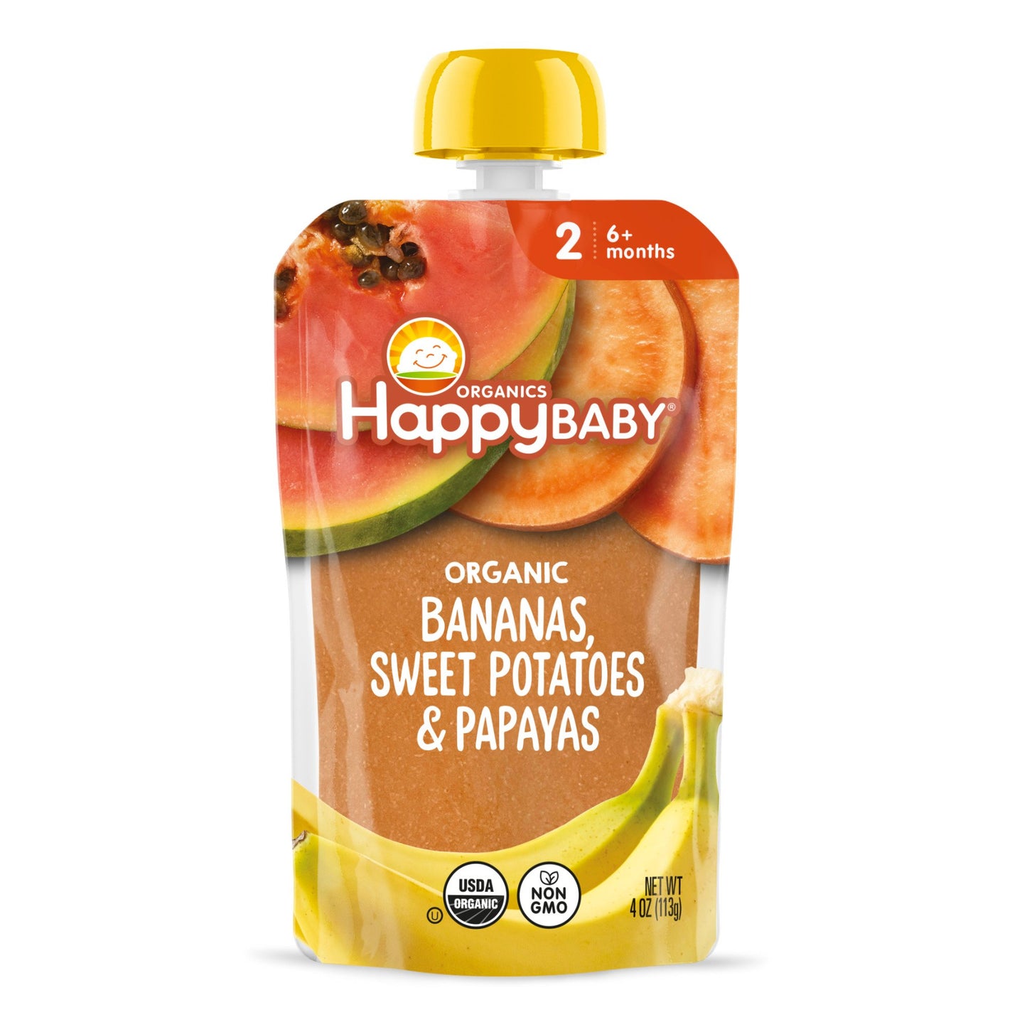 Happy Baby Organics Clearly Crafted Stage 2 Bananas
