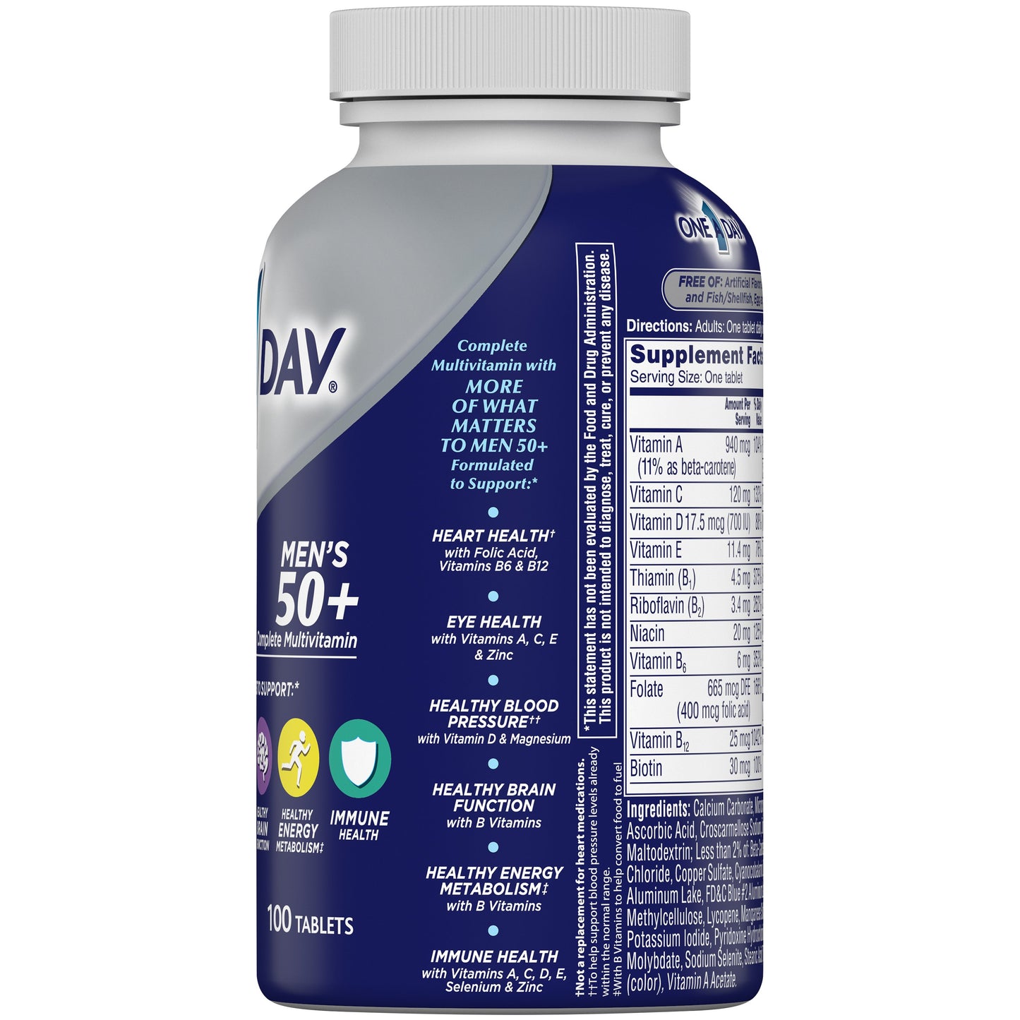 One A Day Men's 50+ Healthy Advantage Multivitamin