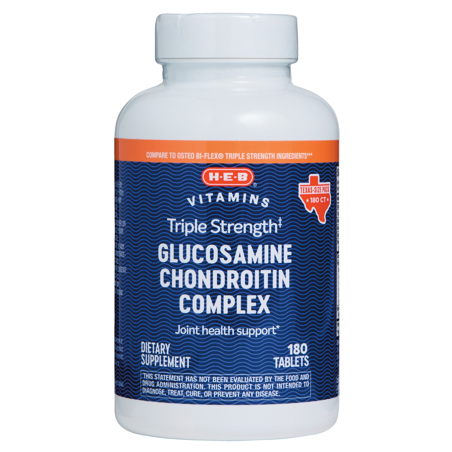 HEB Vitamins Triple Strength Glucosamine Chondroitin Complex Tablets - Texas-Size Pack
