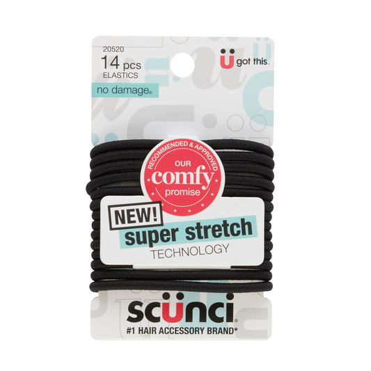 Scunci No Damage Black Elastic