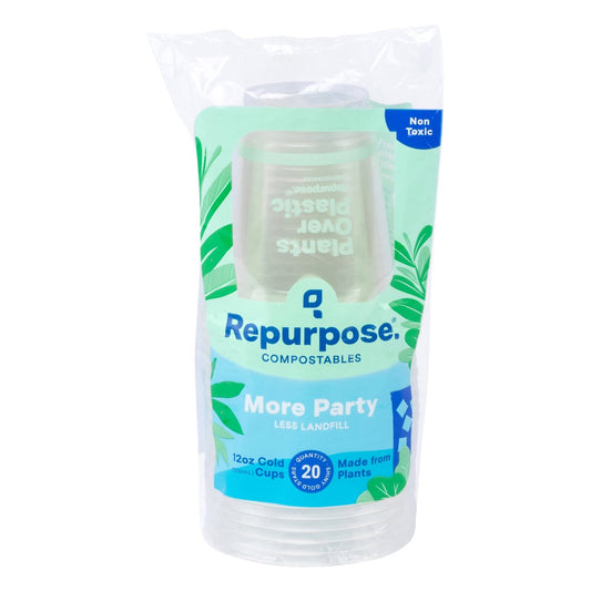 Repurpose Compostable Cold Cups 12 oz