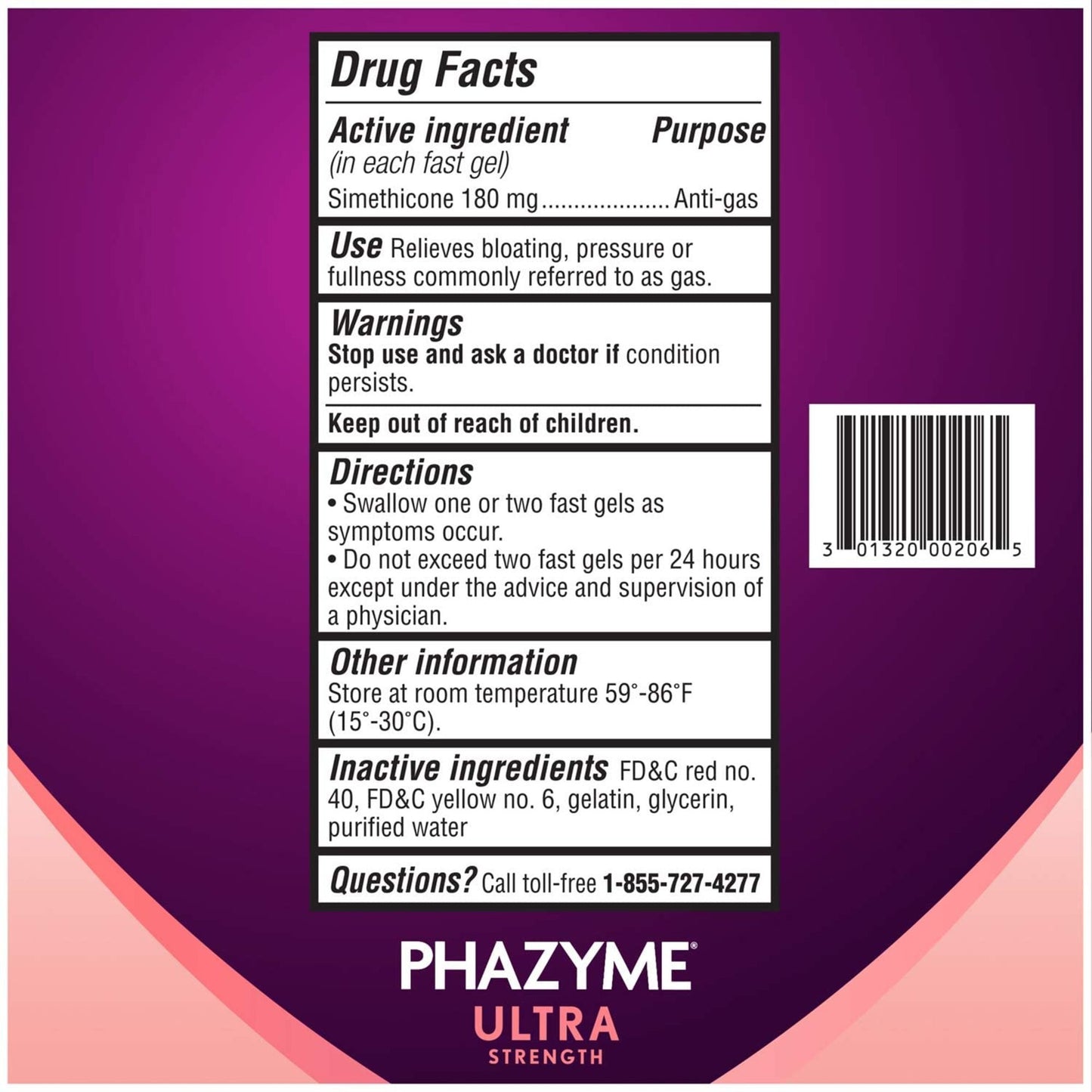 Phazyme Ultra Strength Gas & Bloating Relief