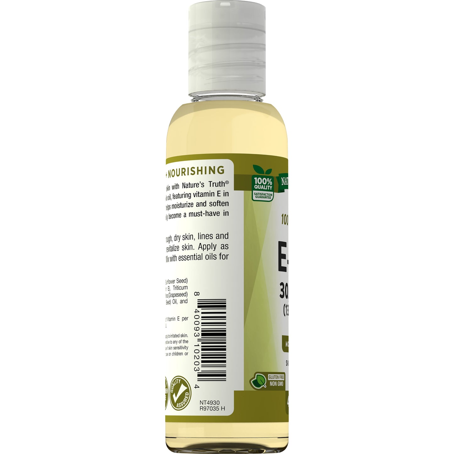 Nature's Truth 100% Pure Moisturizing Vitamin E Oil - Lemon Scent
