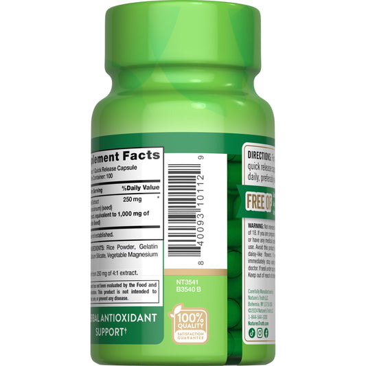 Nature's Truth Milk Thistle Seed Extract Capsules - 1000 mg