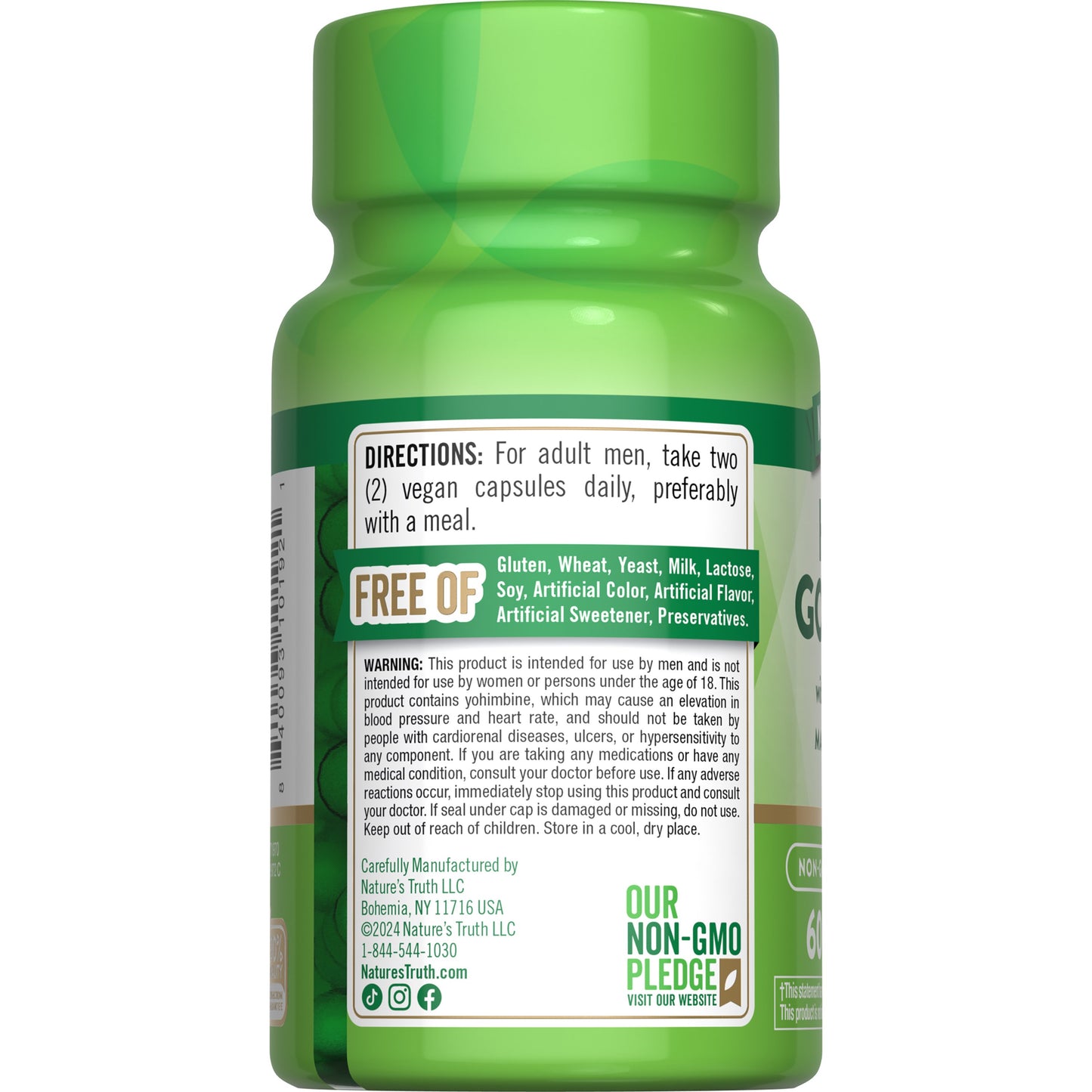 Nature's Truth Horny Goat Weed with Maca Capsules