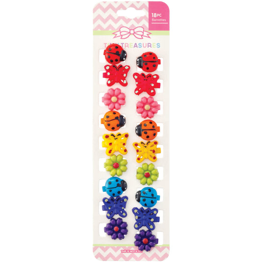 Tiny Treasures Mini Plastic Barrettes
