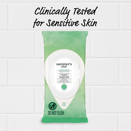 Summer's Eve Feminine Wipes - Aloe Love