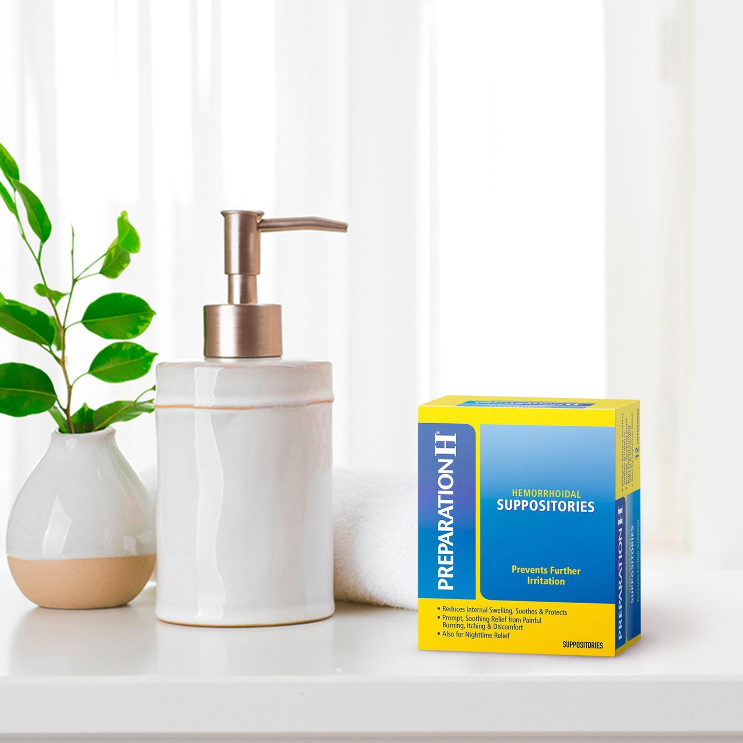 Preparation H Irritation Preventation Hemorrhoid Suppositories