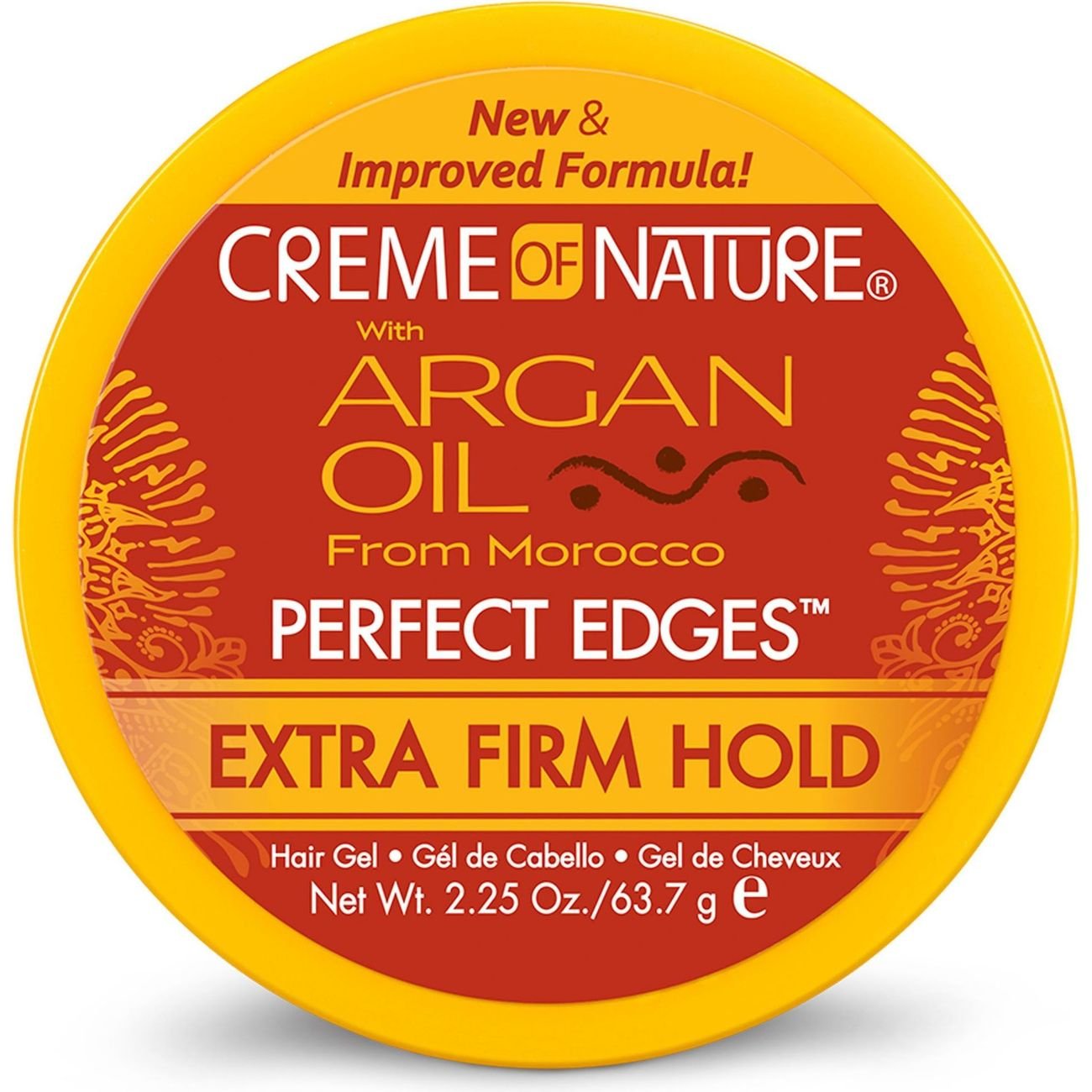 Creme of Nature Argan Oil Perfect Edges Extra Firm Hold Edge Hair Gel