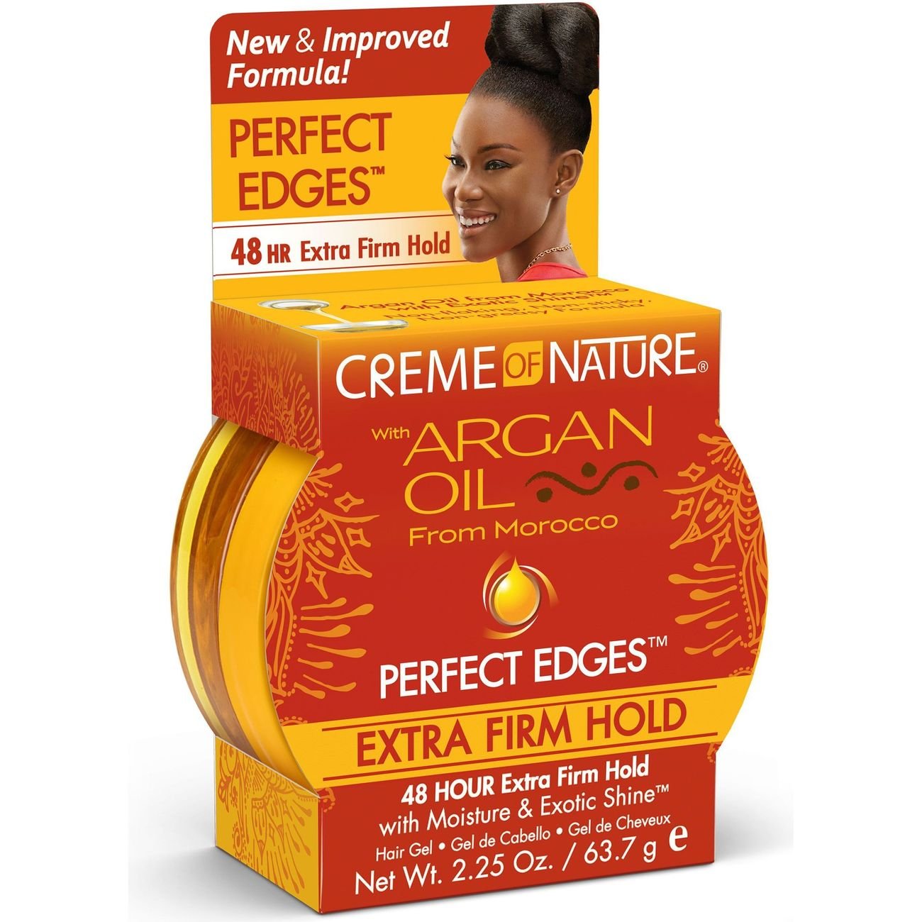 Creme of Nature Argan Oil Perfect Edges Extra Firm Hold Edge Hair Gel