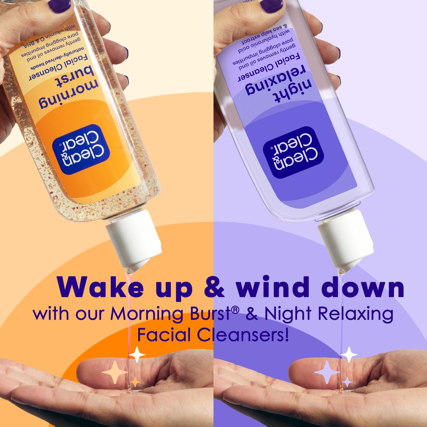 Clean & Clear Day + Night Cleanser Duo Pack