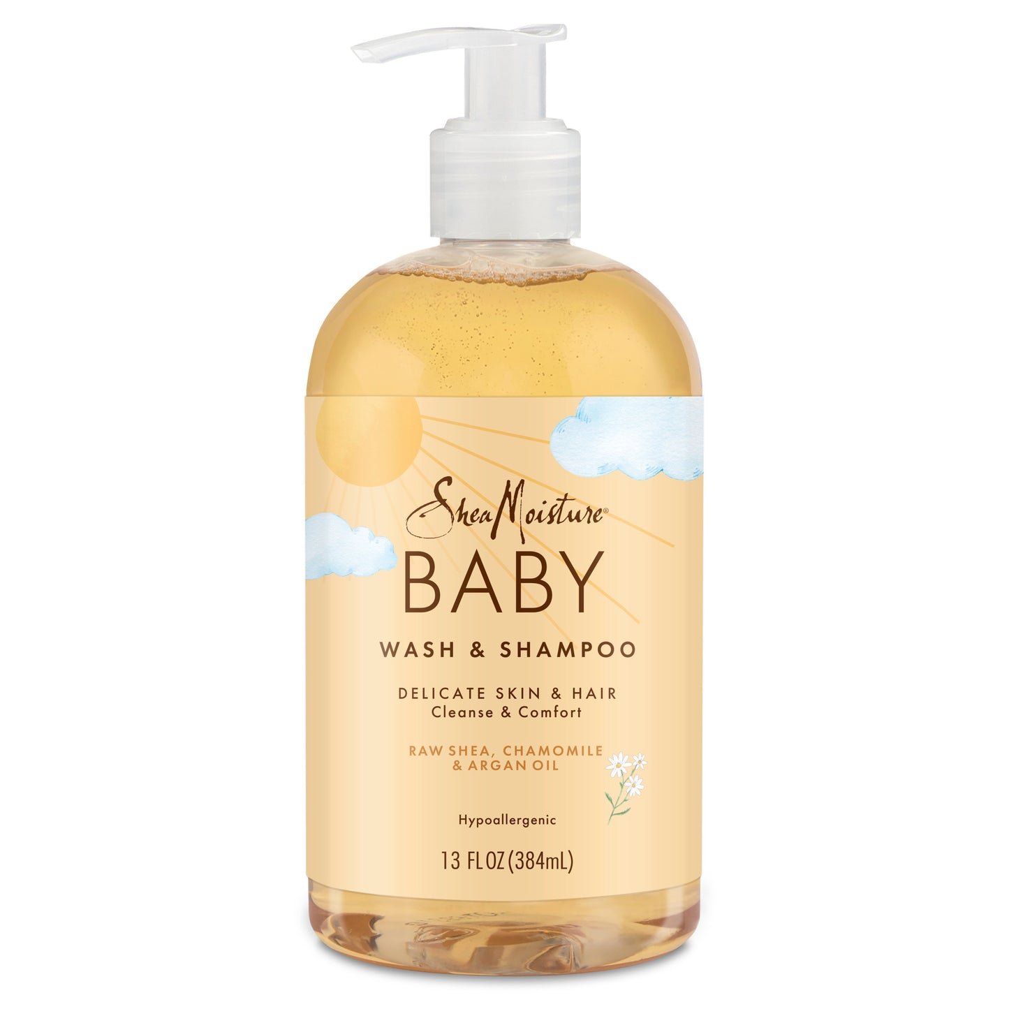 SheaMoisture Baby Wash + Shampoo - Raw Shea Chamomile & Argan Oil